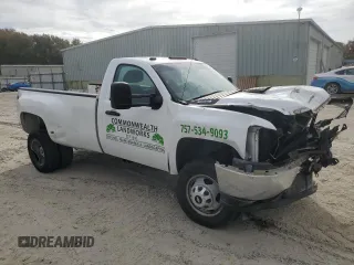 2012 Chevrolet Silverado 3500HD Work Truck with VIN 1GC3CZCG1CF218161, listed as a Copart auction lot 79508774 with 0 mi miles and Salvage Title. Bid and sale history available at carsss.com. Image 4.