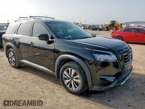 2023 Nissan Pathfinder SL with VIN 5N1DR3CA6PC235469, listed as a Copart auction lot 62963745 with 23,406 mi miles and Clean title. Bid and sale history available at DreamBid. Image 4.