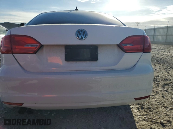 2012 Volkswagen Jetta Sedan SE w/Convenience & Sunroof with VIN 3VWDX7AJ8CM423579, listed as a Copart auction lot 50380295 with 0 mi miles and Salvage Title. Bid and sale history available at carsss.com. Image 6.