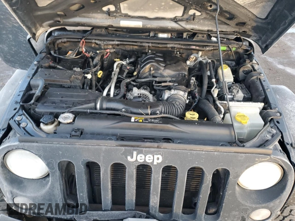 2018 Jeep Wrangler Unlimited Sport with VIN 1C4BJWDGXJL859340, listed as a Copart auction lot 41797885 with 90,714 mi miles and Salvage Title. Bid and sale history available at DreamBid. Image 13.