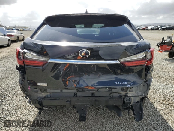 2019 Lexus RX with VIN 2T2BGMCA1KC032802, listed as a Copart auction lot 44611145 with 101,391 mi miles and Salvage Title. Bid and sale history available at carsss.com. Image 6.