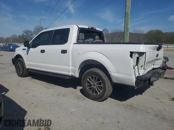 2020 Ford F-150 with VIN 1FTEW1P46LKE44396, listed as a Copart auction lot 50380815 with 65,438 mi miles and Salvage title. Bid and sale history available at DreamBid. Image 2.