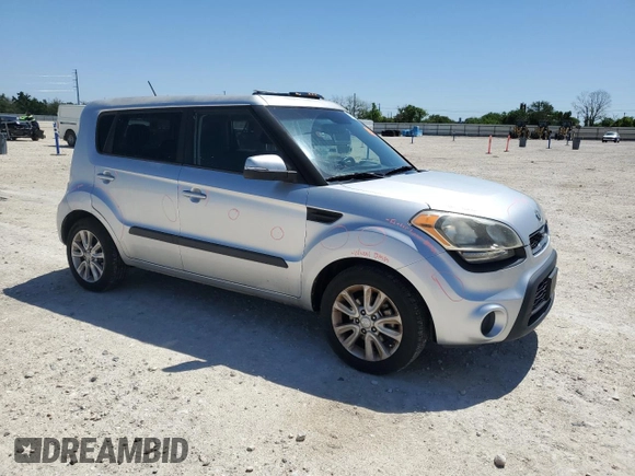 2013 Kia Soul + with VIN KNDJT2A65D7557574, listed as a Copart auction lot 51586825 with 96,431 mi miles and Salvage Title. Bid and sale history available at DreamBid. Image 4.