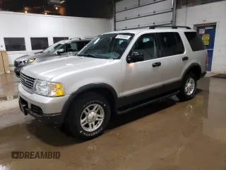 2003 Ford Explorer XLT with VIN 1FMDU73K73ZA51602, listed as a Copart auction lot 52432045 with 161,642 mi miles and Salvage Title. Bid and sale history available at carsss.com. Image 1.