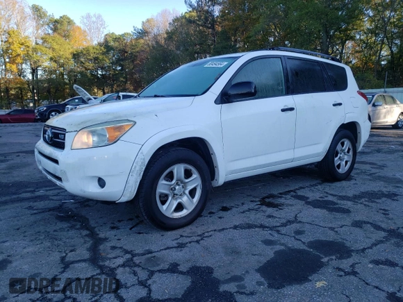 2007 Toyota RAV4 with VIN JTMZK33V875012243, listed as a Copart auction lot 80494564 with 186,433 mi miles and Salvage Title. Bid and sale history available at carsss.com. Image 1.