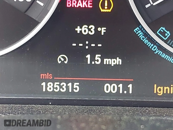 2012 BMW 3 Series 328i with VIN WBA3A5C50CF342321, listed as a IAAI auction lot 41914770 with 185,315 mi miles. Bid and sale history available at carsss.com. Image 15.