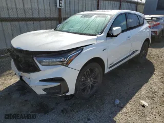 2021 Acura RDX w/A-Spec Package with VIN 5J8TC1H64ML019319, listed as a Copart auction lot 47827945 with 43,545 mi miles and Salvage Title. Bid and sale history available at carsss.com. Image 1.