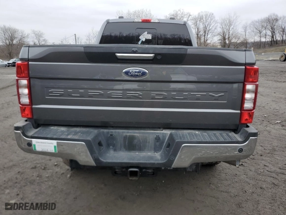 2022 Ford Super Duty F-350 SRW XL with VIN 1FT8W3B69NEG20781, listed as a Copart auction lot 47973624 with 0 mi miles and Salvage Title. Bid and sale history available at carsss.com. Image 6.