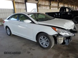 2011 Hyundai Sonata GLS with VIN 5NPEB4AC0BH051844, listed as a Copart auction lot 53667575 with 153,541 mi miles and Salvage Title. Bid and sale history available at DreamBid. Image 4.