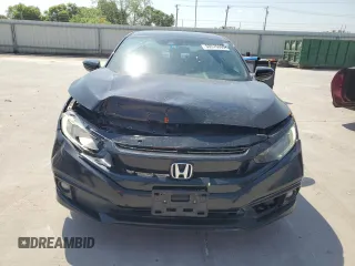2019 Honda Civic Sport with VIN 19XFC2F81KE045324, listed as a Copart auction lot 53576965 with 110,836 mi miles and Salvage title. Bid and sale history available at DreamBid. Image 5.