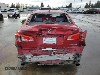 2013 Lexus IS 250 with VIN JTHBF5C24D5190703, listed as a Copart auction lot 86897944 with Not Provided miles and Salvage Title. Bid and sale history available at DreamBid. Image 6.