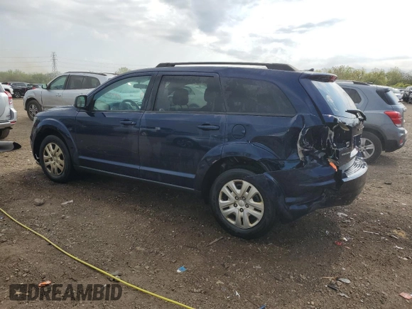 2017 Dodge Journey SE z VIN 3C4PDCAB0HT563603, wystawiony jako Copart lot #56025735 z przebiegiem 118 791 mil mil oraz Szkoda całkowita • Salvage title. Historia ofert i sprzedaży dostępna na DreamBid. Obrazek 2.