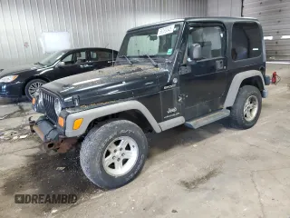 2005 Jeep Wrangler Sport z VIN 1J4FA49S85P316550, wystawiony jako Copart lot #56289345 z przebiegiem 204 808 mil mil oraz Czysty tytuł • Clean title. Historia ofert i sprzedaży dostępna na DreamBid. Obrazek 1.