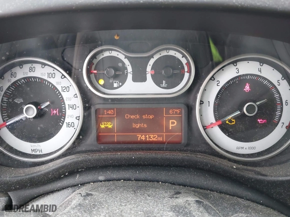 2014 FIAT 500L Trekking with VIN ZFBCFADHXEZ011031, listed as a IAAI auction lot 42094509 with 74,132 mi miles. Bid and sale history available at carsss.com. Image 7.