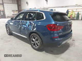 2021 BMW X3 xDrive30i with VIN 5UXTY5C02M9G23931, listed as a IAAI auction lot 41949325 with 44,345 mi miles and . Bid and sale history available at DreamBid. Image 3.
