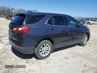 2019 Chevrolet Equinox LT with VIN 3GNAXUEV1KL253594, listed as a Copart auction lot 43508995 with 107,330 mi miles and Salvage Title. Bid and sale history available at carsss.com. Image 3.