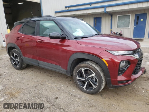 2023 Chevrolet TrailBlazer RS with VIN KL79MUSL5PB211815, listed as a Copart auction lot 48039344 with 5,550 mi miles and . Bid and sale history available at DreamBid. Image 4.