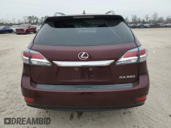 2015 Lexus RX 350 with VIN 2T2ZK1BA7FC179497, listed as a Copart auction lot 45493355 with 45,168 mi miles and Salvage Title. Bid and sale history available at carsss.com. Image 6.