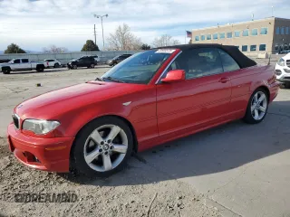 2005 BMW 3 Series 325Ci with VIN WBABW33455PX83299, listed as a Copart auction lot 49500375 with 90,521 mi miles and Salvage Title. Bid and sale history available at carsss.com. Image 1.