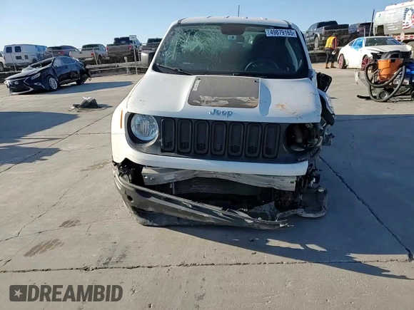 2018 Jeep Renegade Sport with VIN ZACCJAAB6JPG93183, listed as a Copart auction lot 49879165 with 161,848 mi miles and Salvage Title. Bid and sale history available at DreamBid. Image 12.