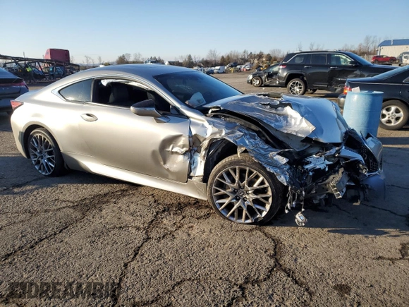 2021 Lexus RC with VIN JTHD85EC9M5006171, listed as a Copart auction lot 86593954 with 54,980 mi miles and Salvage Title. Bid and sale history available at carsss.com. Image 4.