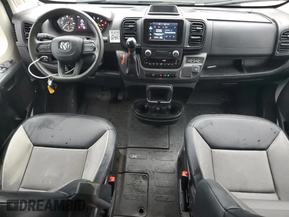 2022 Ram ProMaster Cargo with VIN 3C6LRVBG4NE115670, listed as a Copart auction lot 51650585 with 57,848 mi miles and Clean Title. Bid and sale history available at carsss.com. Image 8.