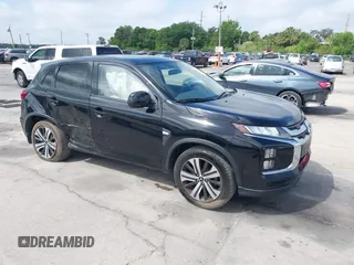 2020 Mitsubishi Outlander Sport ES 2.0 with VIN JA4AP3AU4LU012386, listed as a IAAI auction lot 41908524 with 87,498 mi miles. Bid and sale history available at carsss.com. Image 1.