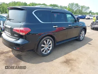2012 Infiniti QX56 7-passenger z VIN JN8AZ2NF6C9515429, wystawiony jako IAAI lot #42419473 z przebiegiem 133 665 mil mil oraz . Historia ofert i sprzedaży dostępna na DreamBid. Obrazek 4.