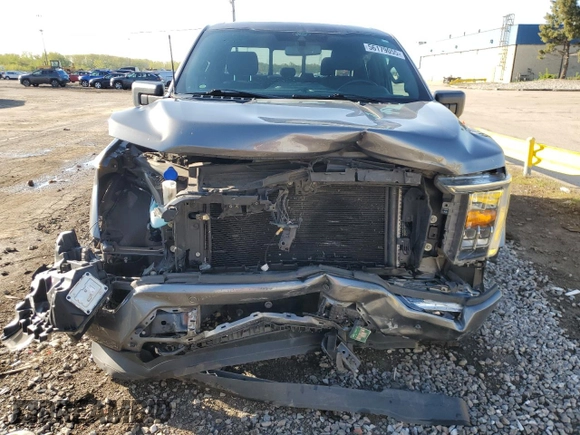 2021 Ford F-150 XL with VIN 1FTFW1E55MFA77310, listed as a Copart auction lot 56179055 with 48,990 mi miles and Salvage title. Bid and sale history available at DreamBid. Image 5.
