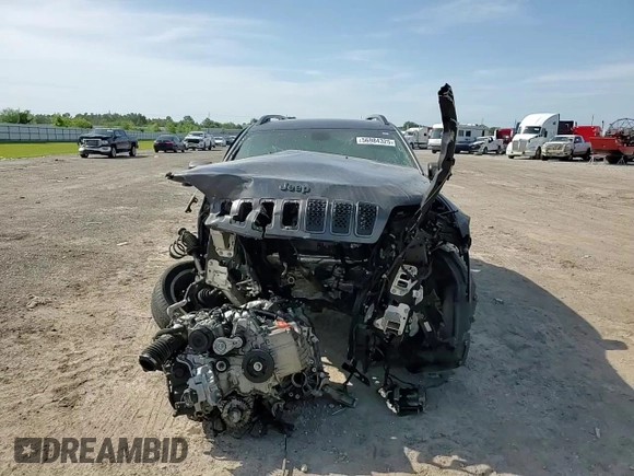2020 Jeep Cherokee High Altitude with VIN 1C4PJLDN8LD561742, listed as a Copart auction lot 56984325 with Not provided miles and Salvage title. Bid and sale history available at DreamBid. Image 14.