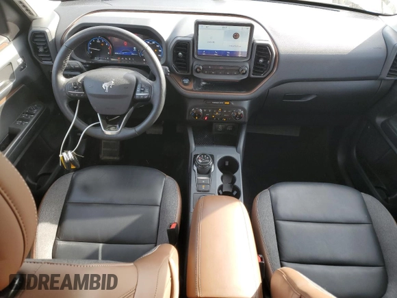 2023 Ford Bronco Sport Outer Banks with VIN 3FMCR9C69PRE09160, listed as a Copart auction lot 52485115 with 38,032 mi miles and Salvage title. Bid and sale history available at DreamBid. Image 8.
