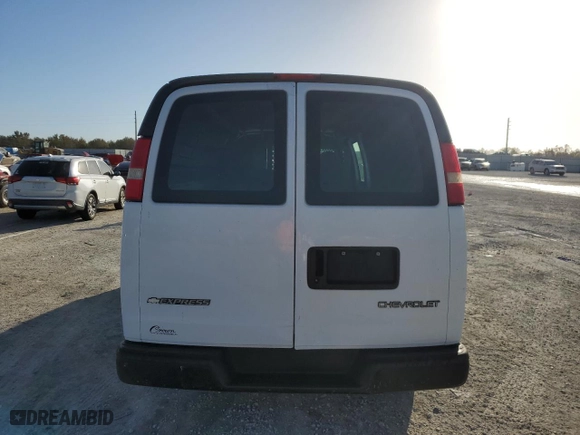 2005 Chevrolet Express Cargo Van with VIN 1GCGG29V451149100, listed as a Copart auction lot 78283294 with 0 mi miles and Salvage Title. Bid and sale history available at carsss.com. Image 6.