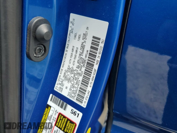 2018 Toyota Tacoma SR z VIN 3TMGZ5AN5JM148719, wystawiony jako Copart lot #56621065 z przebiegiem 34 433 mil mil oraz Szkoda całkowita • Salvage title. Historia ofert i sprzedaży dostępna na DreamBid. Obrazek 12.