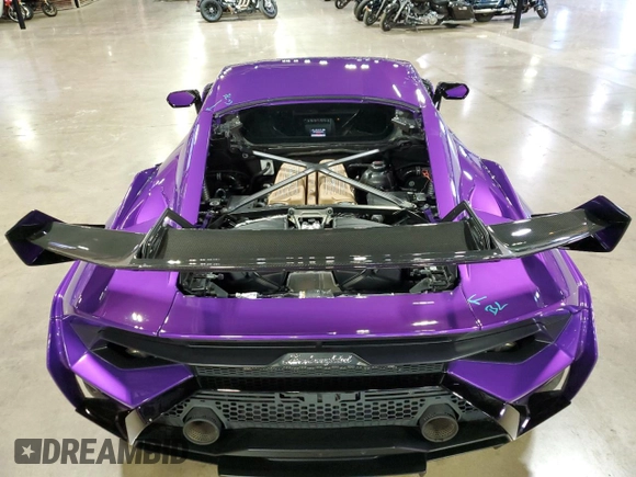 2023 Lamborghini Huracan z VIN ZHWUA6ZX7PLA21724, wystawiony jako Copart lot #78715274 z przebiegiem 1 203 mil mil oraz Szkoda całkowita • Salvage title. Historia ofert i sprzedaży dostępna na DreamBid. Obrazek 9.