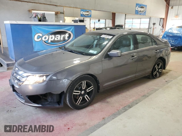 2012 Ford Fusion SEL with VIN 3FAHP0JA1CR281869, listed as a Copart auction lot 52486365 with 124,312 mi miles and Salvage Title. Bid and sale history available at carsss.com. Image 1.