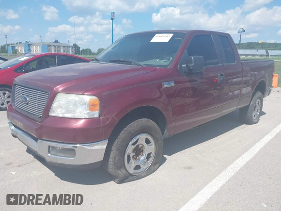 2005 Ford F-150 XLT with VIN 1FTPX14555NA66043, listed as a IAAI auction lot 42641503 with Not provided miles and . Bid and sale history available at DreamBid. Image 2.