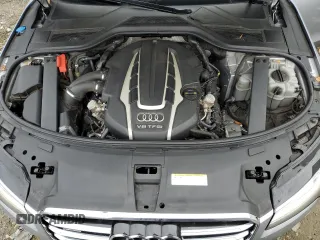 2015 Audi A8 4.0T with VIN WAUJ2AFD0FN006646, listed as a Copart auction lot 86164984 with 143,101 mi miles and Salvage title. Bid and sale history available at DreamBid. Image 11.