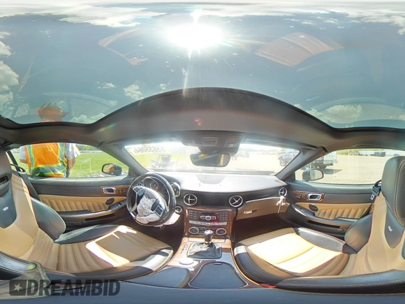 2015 Mercedes-Benz SLK-Class SLK 350 with VIN WDDPK5HA0FF110366, listed as a Copart auction lot 55655064 with 45,317 mi miles and Salvage Title. Bid and sale history available at carsss.com. Image 12.
