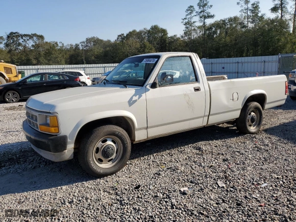 1991 Dodge Dakota "S" with VIN 1B7GL26X0MS316689, listed as a Copart auction lot 75984474 with 189,426 mi miles and Salvage Title. Bid and sale history available at carsss.com. Image 1.