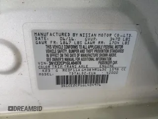 2016 Nissan Note S Plus with VIN 3N1CE2CP1GL404976, listed as a Copart auction lot 44946175 with 139,184 mi miles and Clean Title. Bid and sale history available at DreamBid. Image 12.