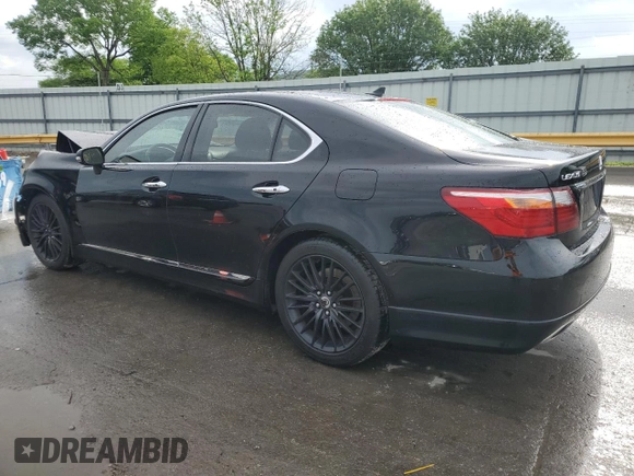 2010 Lexus LS 460 with VIN JTHBL5EF6A5101167, listed as a Copart auction lot 54674145 with 146,830 mi miles and Salvage Title. Bid and sale history available at DreamBid. Image 2.