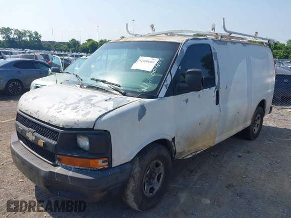 2007 Chevrolet Express Cargo with VIN 1GCFG15X971128422, listed as a IAAI auction lot 42600669 with Not provided miles and . Bid and sale history available at DreamBid. Image 2.