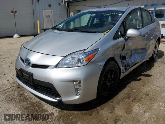 2015 Toyota Prius Four with VIN JTDKN3DU7F0398101, listed as a Copart auction lot 50812985 with 61,878 mi miles and Salvage Title. Bid and sale history available at carsss.com. Image 1.
