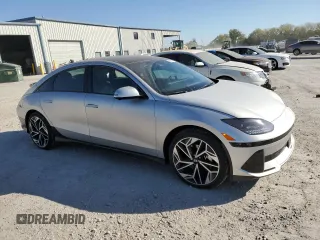 2023 Hyundai IONIQ 6 Limited with VIN KMHM54AC3PA041273, listed as a Copart auction lot 76907164 with 7,078 mi miles and Salvage Title. Bid and sale history available at carsss.com. Image 4.