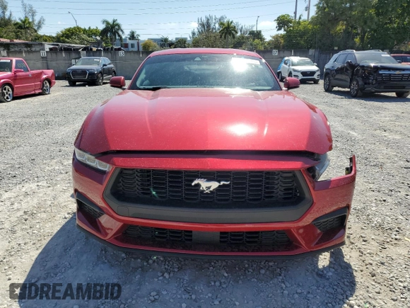 2024 Ford Mustang EcoBoost with VIN 1FA6P8TH0R5118769, listed as a Copart auction lot 52947385 with 8,296 mi miles and Salvage Title. Bid and sale history available at carsss.com. Image 5.