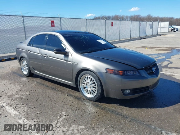 2007 Acura TL with VIN 19UUA66287A018262, listed as a IAAI auction lot 41867846 with 241,543 mi miles. Bid and sale history available at carsss.com. Image 1.