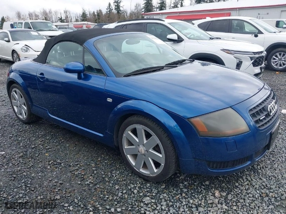 2003 Audi TT with VIN TRUUT28N631008449, listed as a IAAI auction lot 41750263 with 86,563 mi miles. Bid and sale history available at carsss.com. Image 1.