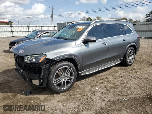 2020 Mercedes-Benz GLS 450 z VIN 4JGFF5KE7LA241773, wystawiony jako Copart lot #49132365 z przebiegiem 44 294 mil mil oraz Szkoda całkowita • Salvage title. Historia ofert i sprzedaży dostępna na DreamBid. Obrazek 1.