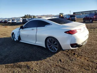 2021 Infiniti Q60 Red Sport 400 with VIN JN1FV7LK3MM530255, listed as a Copart auction lot 82806824 with 27,540 mi miles and Salvage title. Bid and sale history available at DreamBid. Image 2.