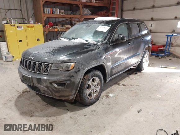 2017 Jeep Grand Cherokee Laredo with VIN 1C4RJFAG6HC661836, listed as a IAAI auction lot 41622814 with 134,509 mi miles. Bid and sale history available at carsss.com. Image 17.
